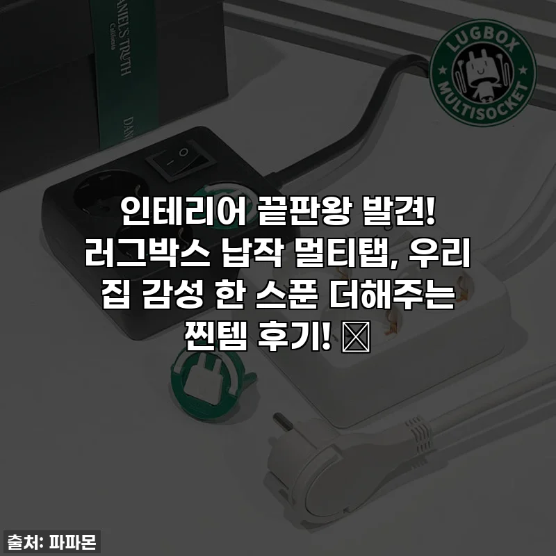 인테리어 끝판왕 발견! 러그박스 납작 멀티탭, 우리 집 감성 한 스푼 더해주는 찐템 후기! ✨