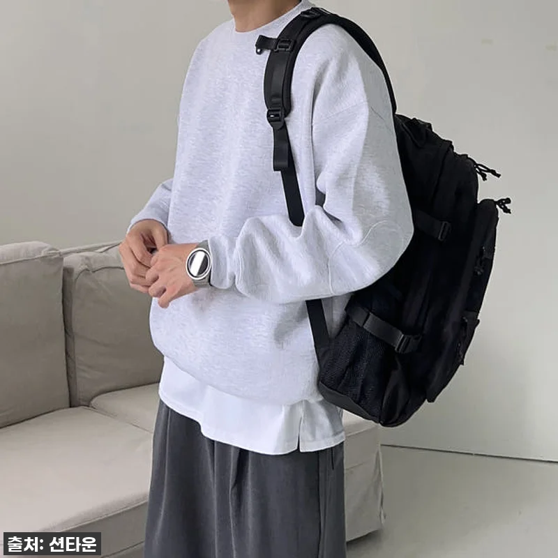 이 가격 실화?! 남자 오버핏 맨투맨 관련 이미지 1