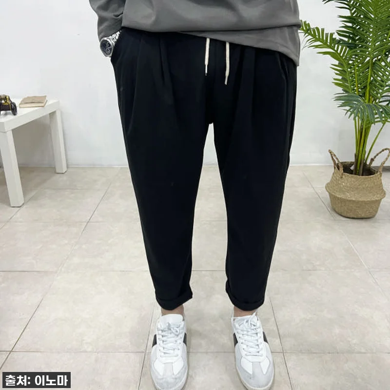 ✨인생 바지 찾았다! 남자 9부 밴딩 관련 이미지 1