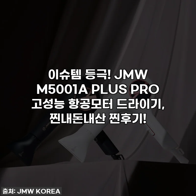이슈템 등극! JMW M5001A PLUS PRO 고성능 항공모터 드라이기, 찐내돈내산 찐후기!