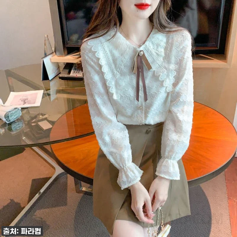 올가을 인생 블라우스 찾았다! 레이스 관련 이미지 2