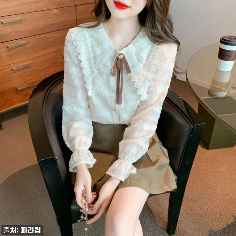 올가을 인생 블라우스 찾았다! 레이스 관련 이미지 3