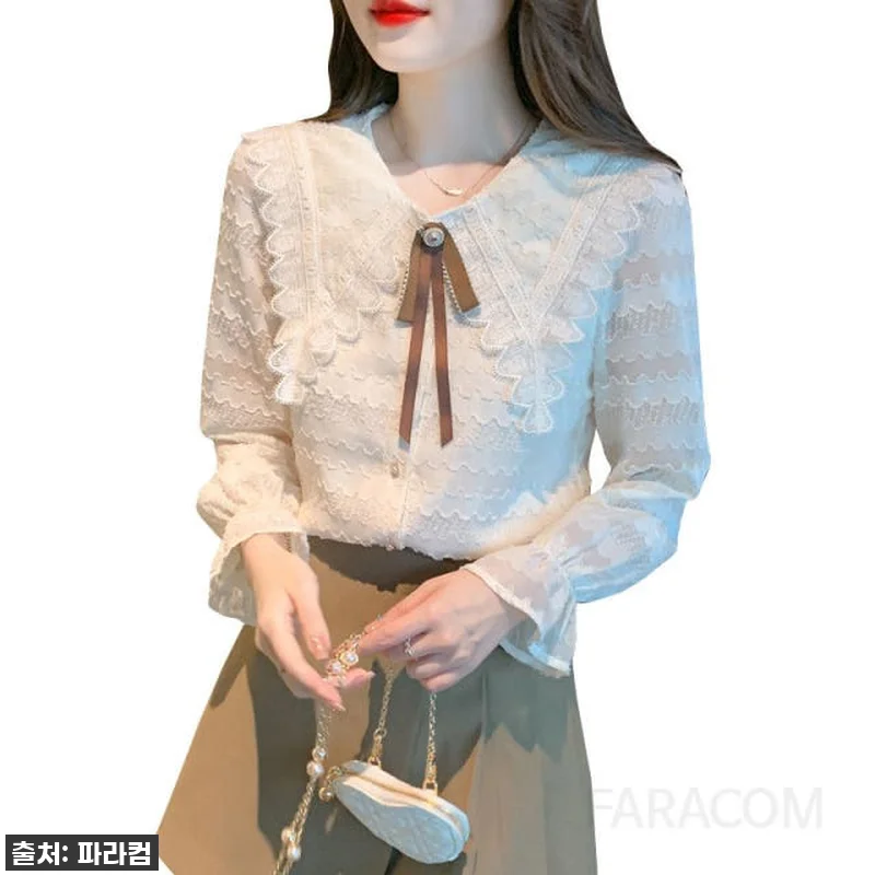 올가을 인생 블라우스 찾았다! 레이스 관련 이미지 4