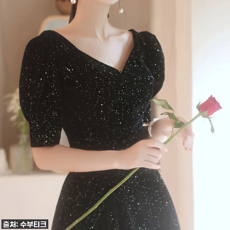 벨벳 반짝 글리터 스냅촬영드레스 2부 관련 이미지 5