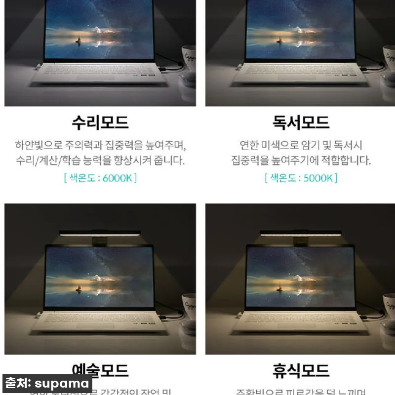 이슈템! 책상 스탠드 LED 파파조명 관련 이미지 7