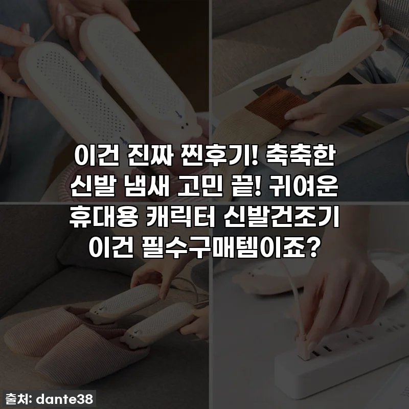 이건 진짜 찐후기! 축축한 신발 냄새 고민 끝! 귀여운 휴대용 캐릭터 신발건조기 이건 필수구매템이죠?