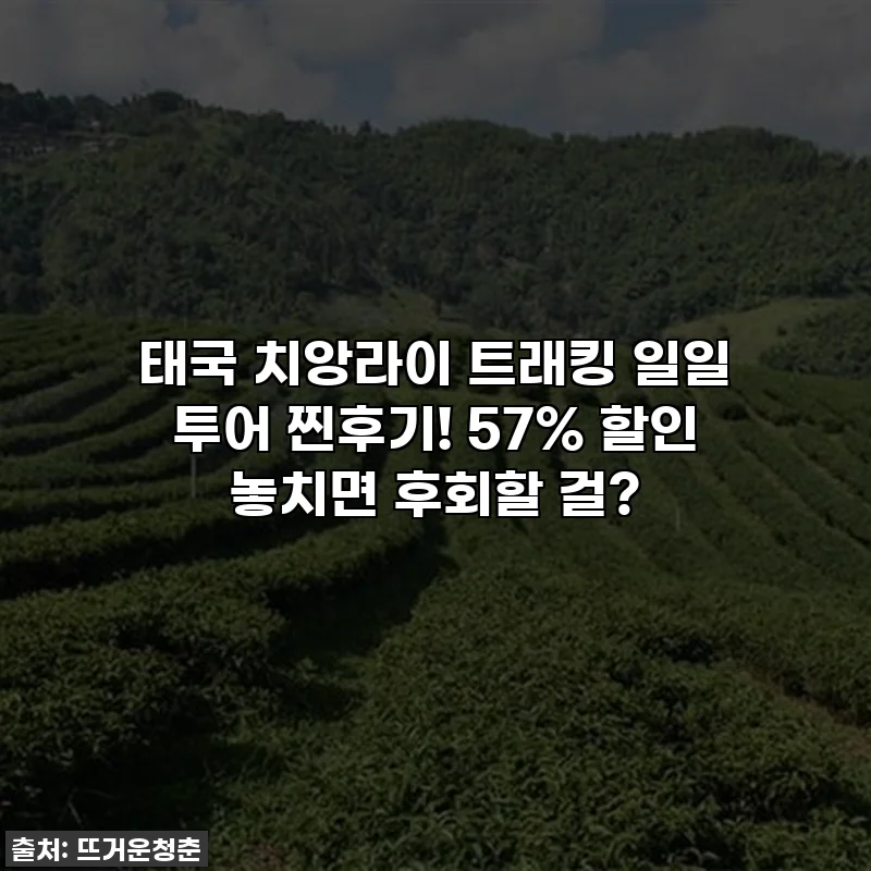 태국 치앙라이 트래킹 일일 투어 찐후기! 57% 할인 놓치면 후회할 걸?