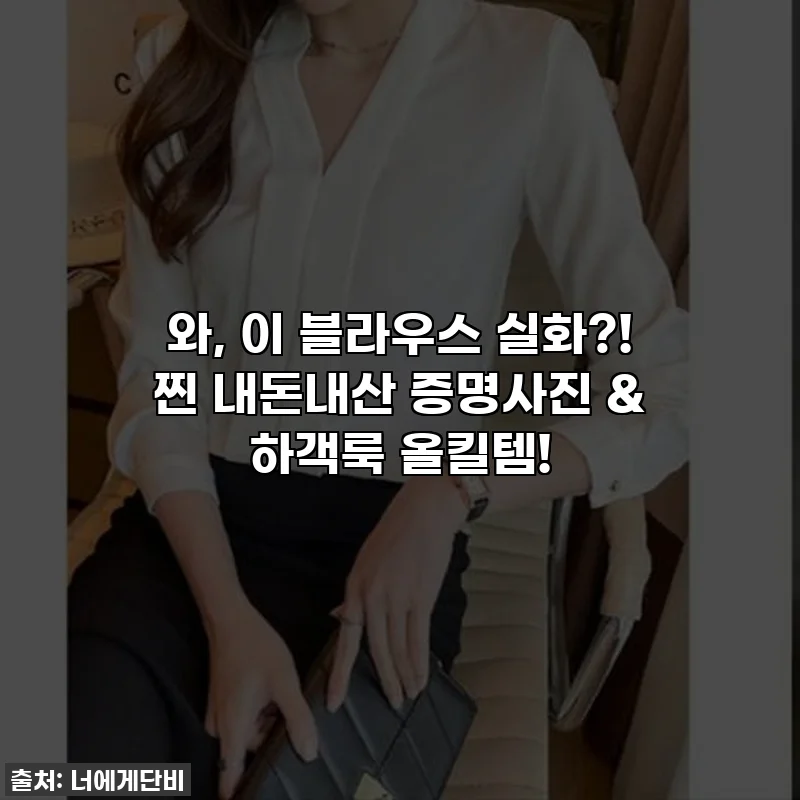 와, 이 블라우스 실화?! 찐 내돈내산 증명사진 & 하객룩 올킬템!