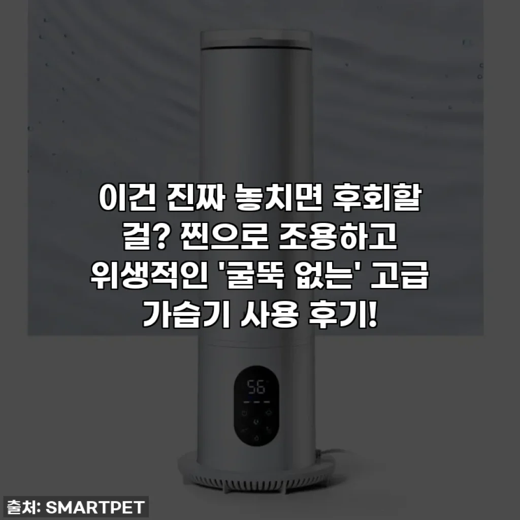이건 진짜 놓치면 후회할 걸? 찐으로 조용하고 위생적인 '굴뚝 없는' 고급 가습기 사용 후기!