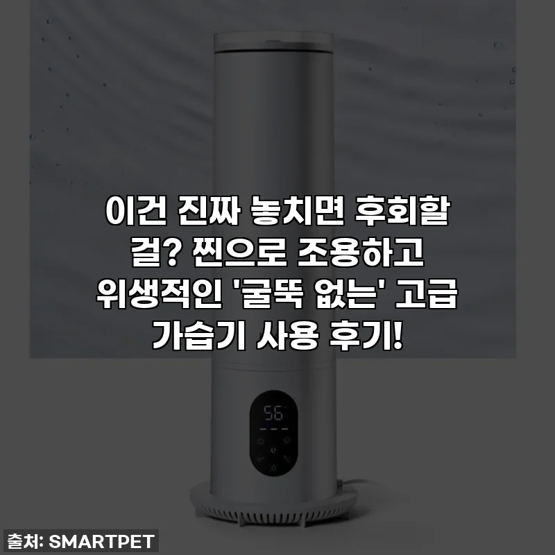 이건 진짜 놓치면 후회할 걸? 찐으로 조용하고 위생적인 '굴뚝 없는' 고급 가습기 사용 후기!