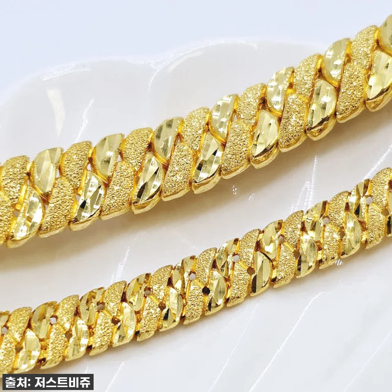 24k 면 체인 광폭 남자 순금팔찌 관련 이미지 1
