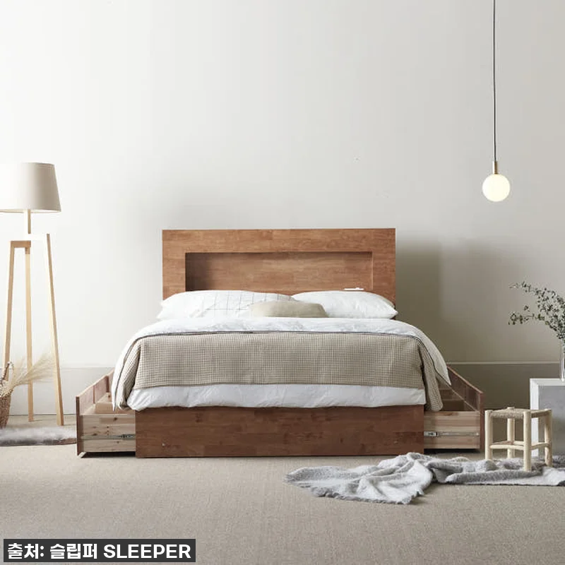 슬립퍼 꽃별 고목나무 원목침대 LED 관련 이미지 3