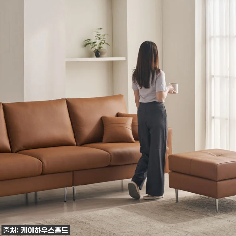 천연면피 4인용 가죽소파, 우리 집 관련 이미지 5
