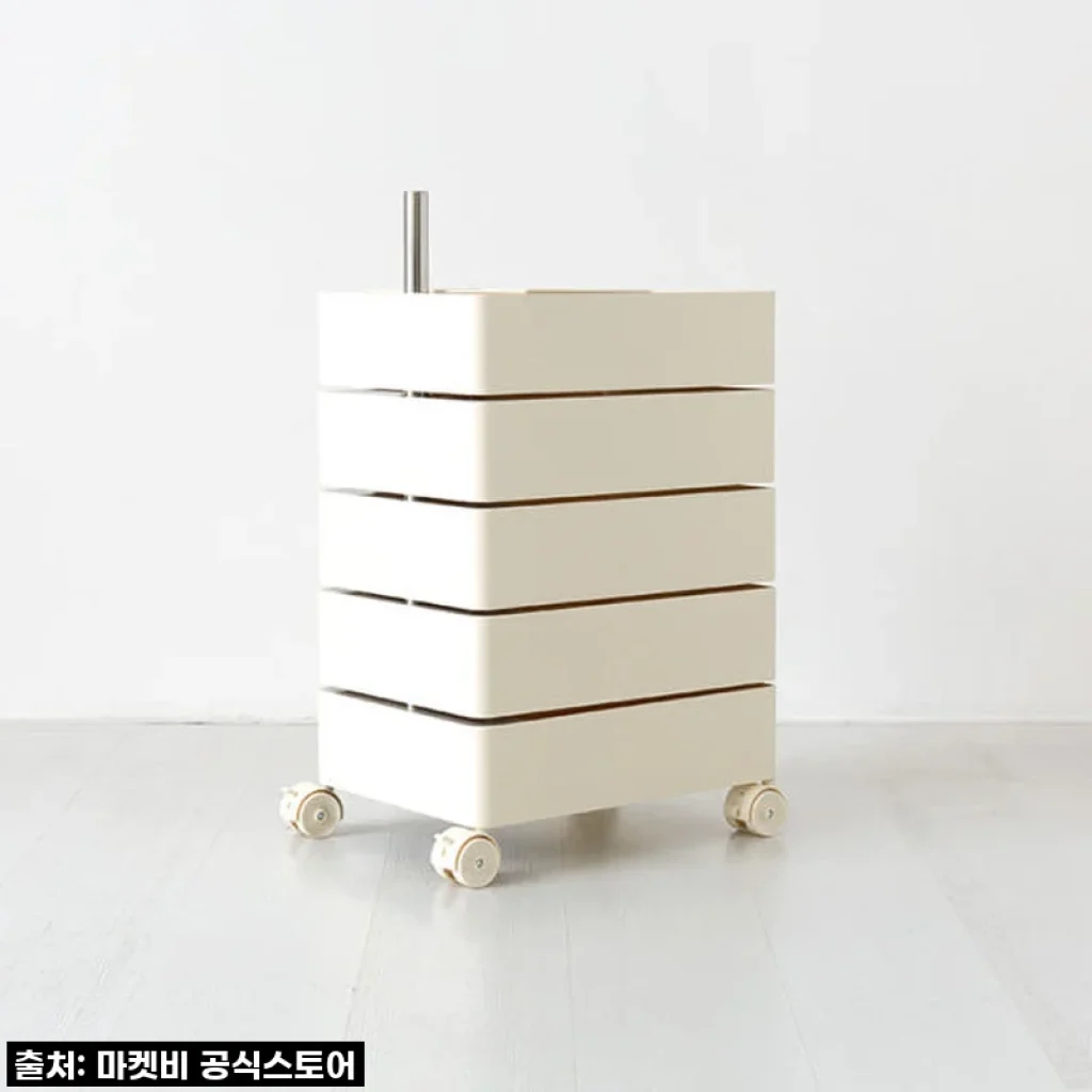 이거 품절임박! '빙그리 회전서랍 트롤리 5단 크림' 내돈내산 찐후기 & 구매 꿀팁!
