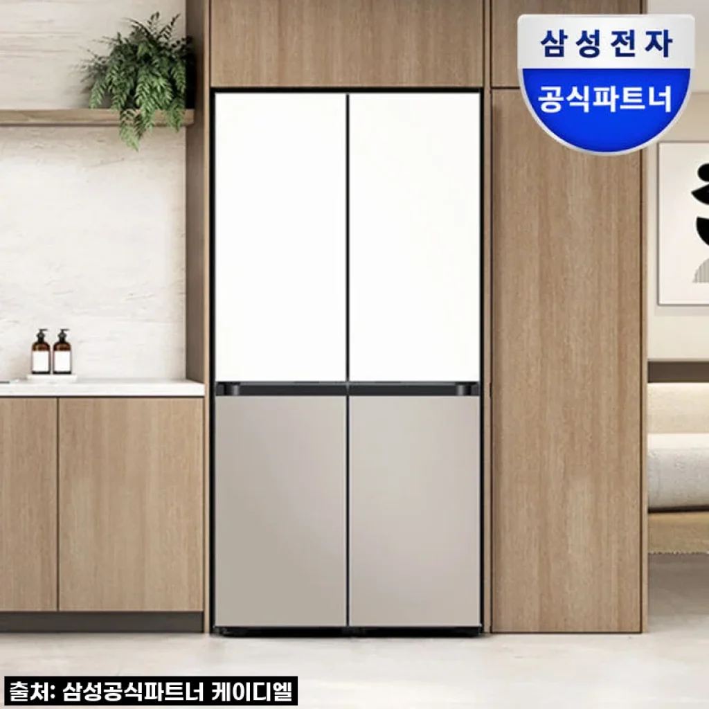 우리 집 주방의 갤러리 완성! 삼성 비스포크 키친핏 냉장고 RM70F64R1ZG, 드디어 만났어요!
