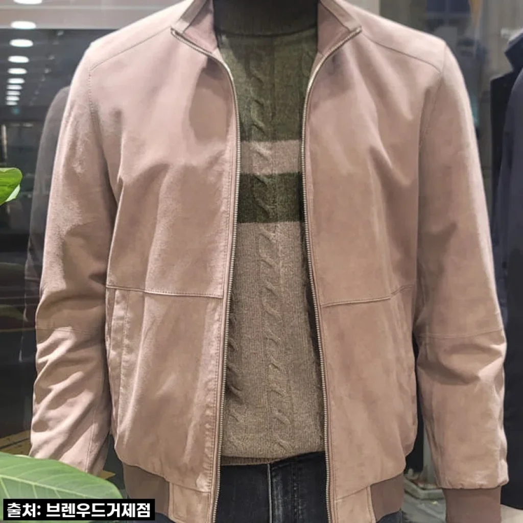 진심 이건 놓치면 후회! 코오롱 브렌우드 산양가죽 블루종, 50% 폭탄 할인에 제가 직접 입어봤어요!