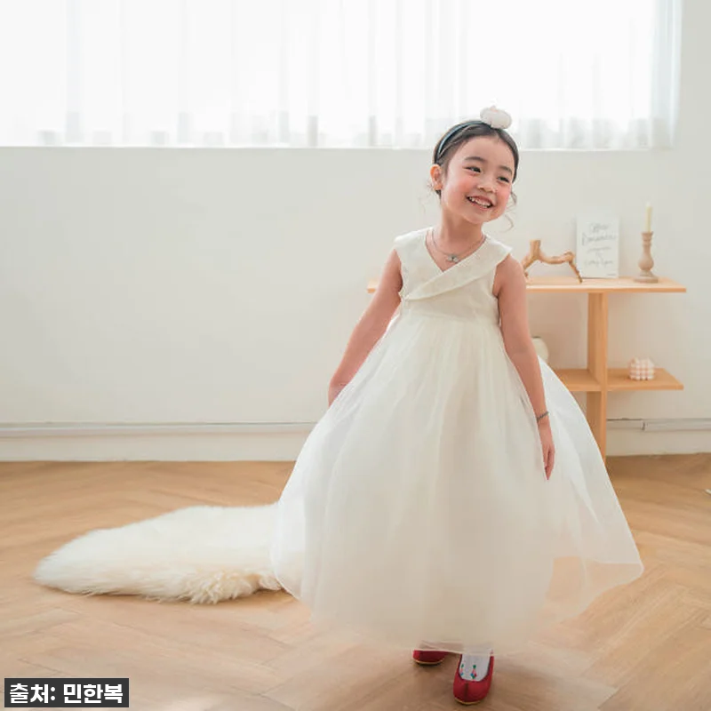 민한복 하양송이 프리미엄 아동 한복, 관련 이미지 3
