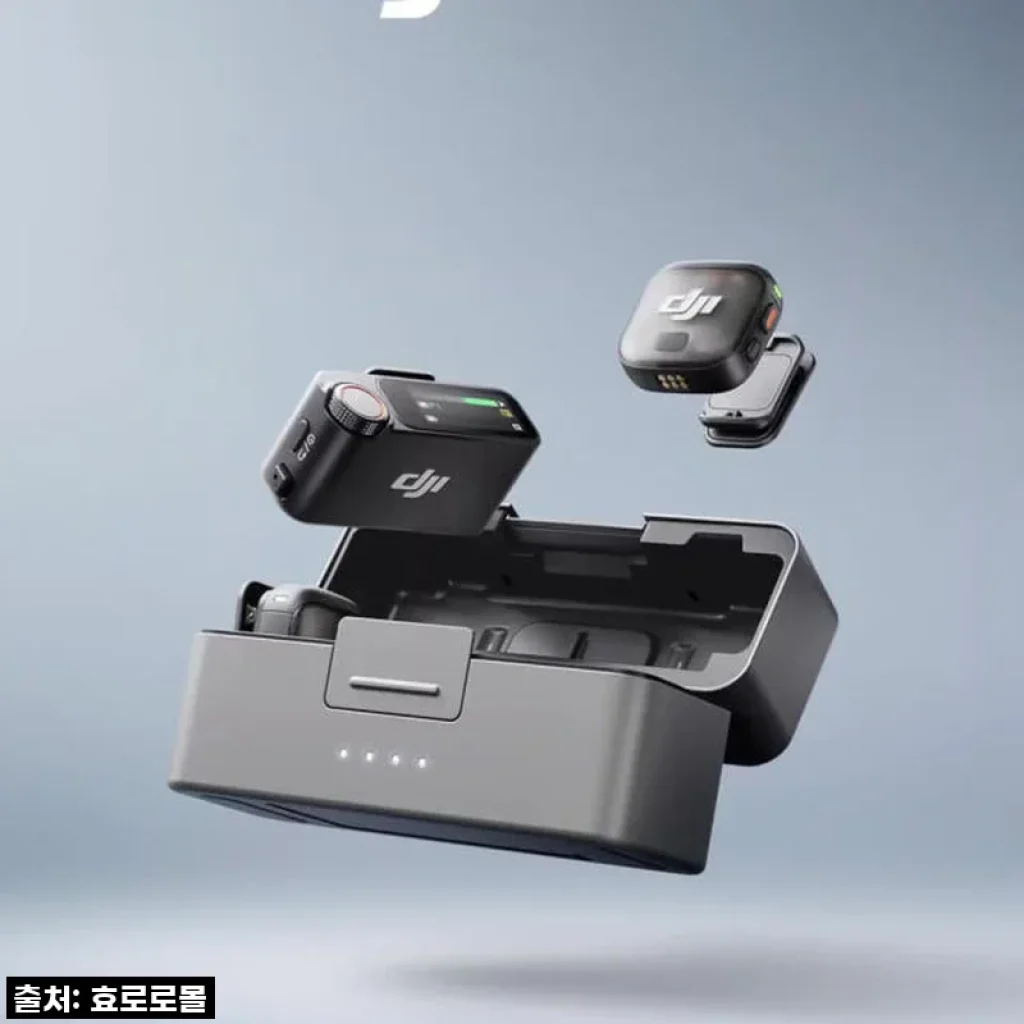 DJI Mic 3 (4 TX + 1 RX + 충전 케이스) 직접 써보니, 콘텐츠 퀄리티가 확 달라졌어요!