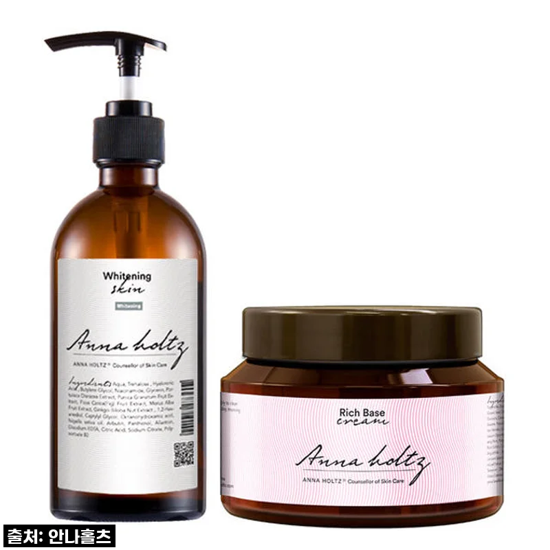 안나홀츠 여성 미백 스킨 300ml & 리치 영양 크림 420g 2종 세트 사용 후기