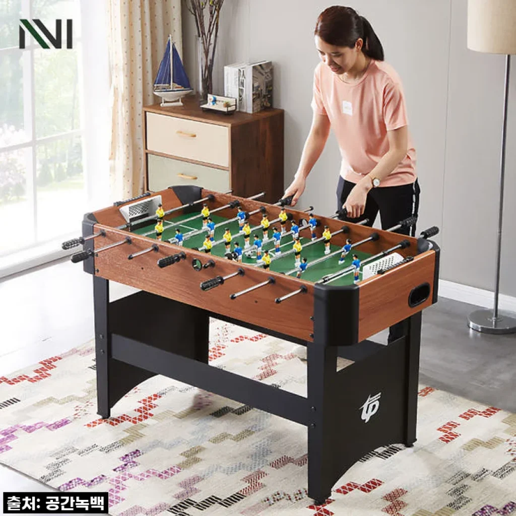 테이블 축구 사커 하키 컬링 쉬운 보드 게임, 집에서 즐기는 신나는 스포츠 경험