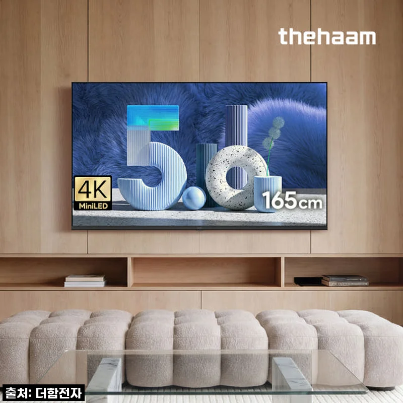 더함 CHiQ QD-MINILED 65인치 120Hz 벽걸이 TV 사용후기