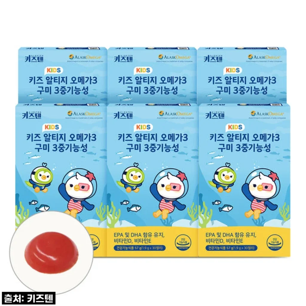 키즈텐 알티지 오메가3 알래스카 순도80% 젤리, 우리 아이 건강 챙기기 좋은 선택