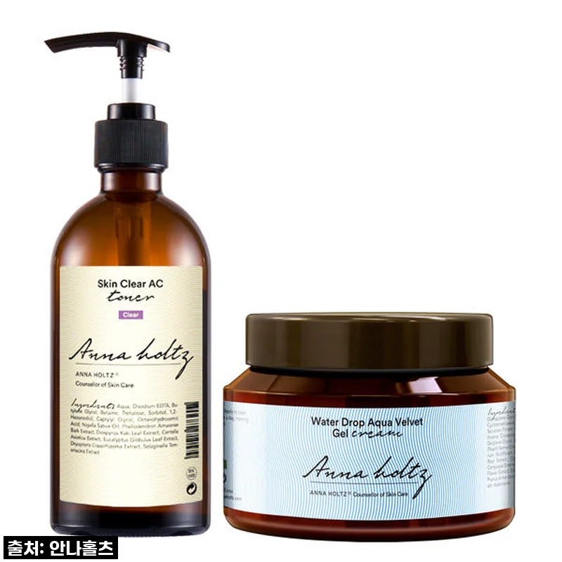 안나홀츠 여성 문제성피부 스킨 300ml & 워터드롭 수분 크림 420g 2종 세트 사용후기