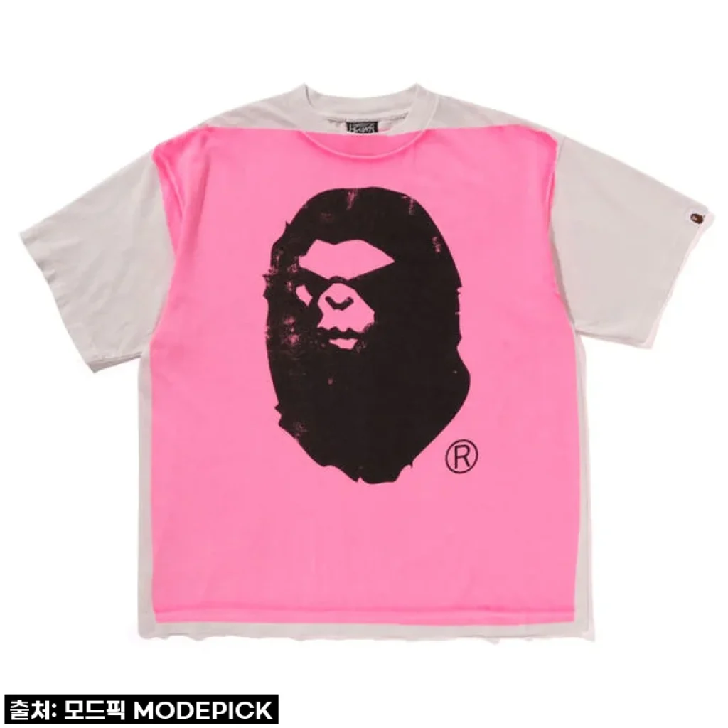 베이프 X SAINT MXXXXXX 반팔티 MAD FACE HANDPRINTING TEE 솔직한 사용후기