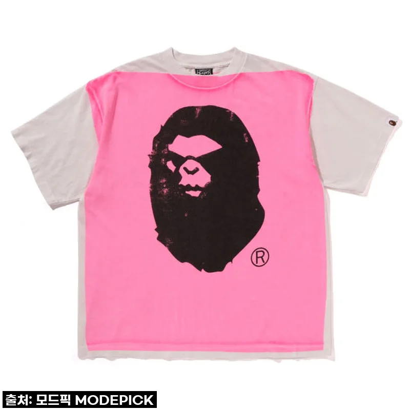 베이프 X SAINT MXXXXXX 반팔티 MAD FACE HANDPRINTING TEE 솔직한 사용후기