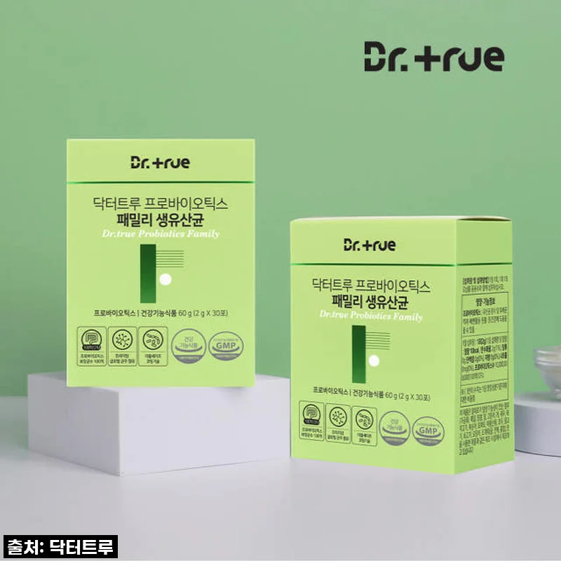 닥터트루 프로바이오틱스 포스트바이오틱스 온가족 패밀리 유산균 사용 후기