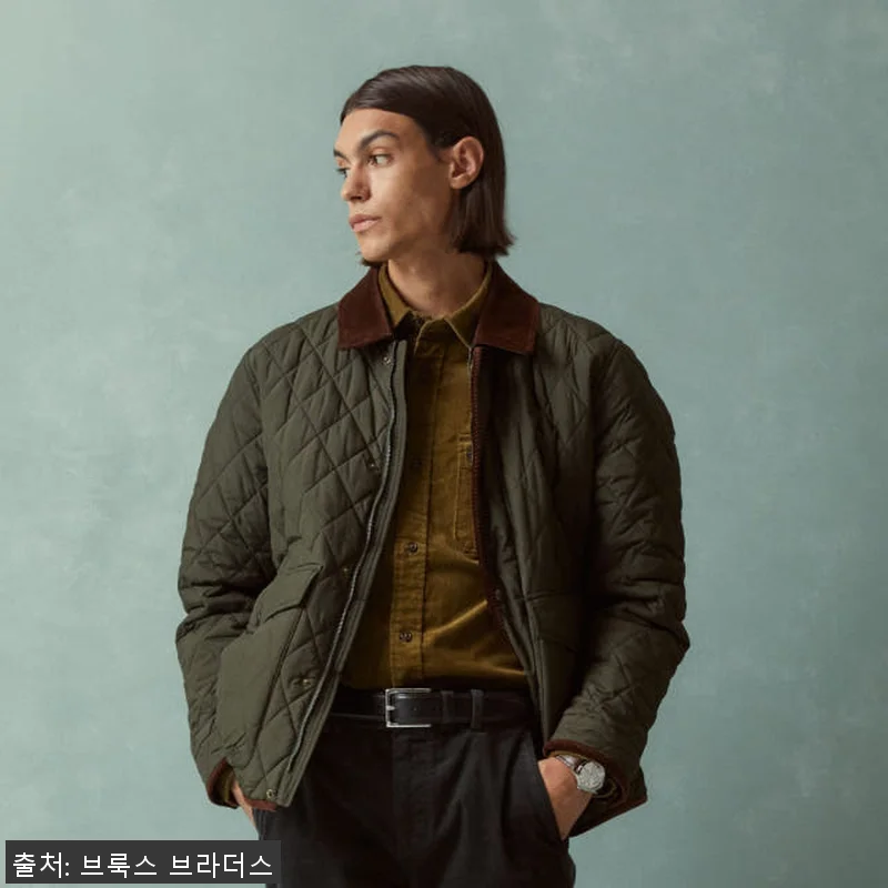브룩스브라더스 퀼팅점퍼 (올리브) 사 관련 이미지 1