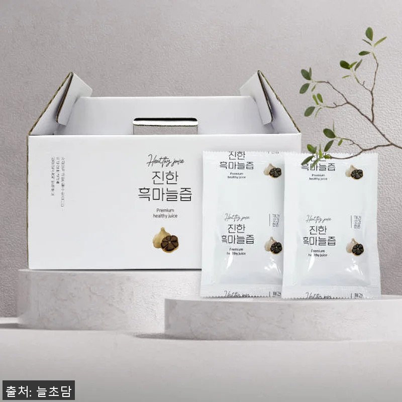 늘초담 발효 흑마늘즙 90ml 30포 관련 이미지 1