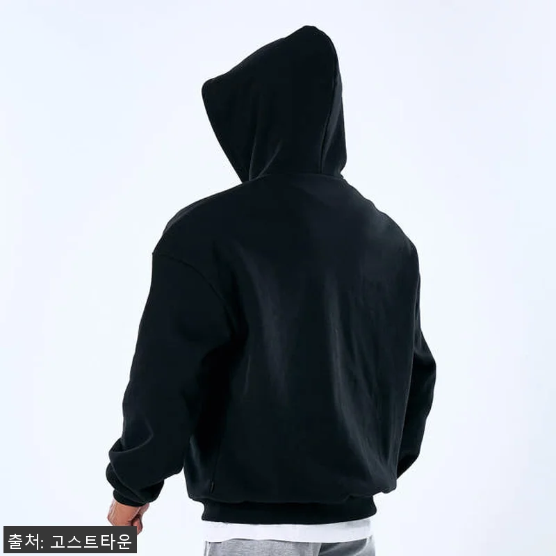 고스트타운 WARM UP 오버핏 후드 관련 이미지 2