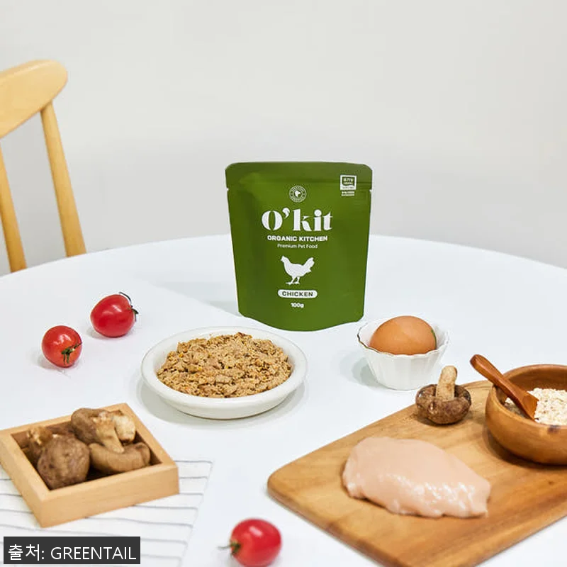 그린테일 오킷 O kit 강아지 화식 관련 이미지 1