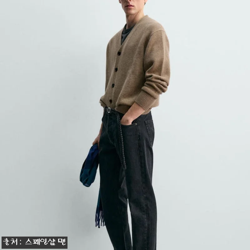 자라 울 캐시미어 가디건 X 아론 레 관련 이미지 4