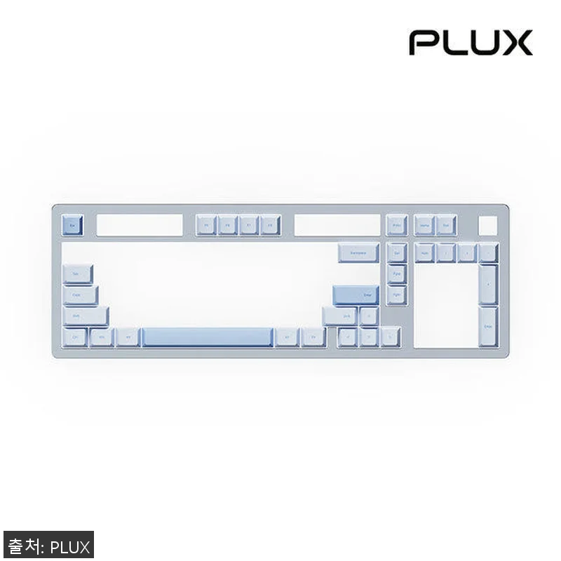플럭스 커스텀 키보드 세트 젠틀블루 관련 이미지 4