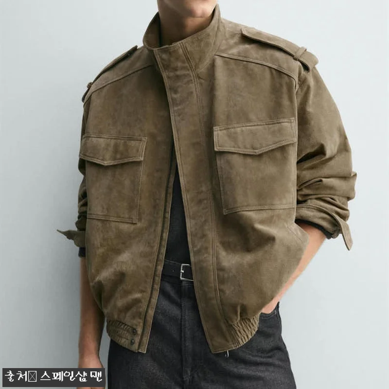 자라 테크니컬 스웨이드 레더 재킷 8 관련 이미지 5