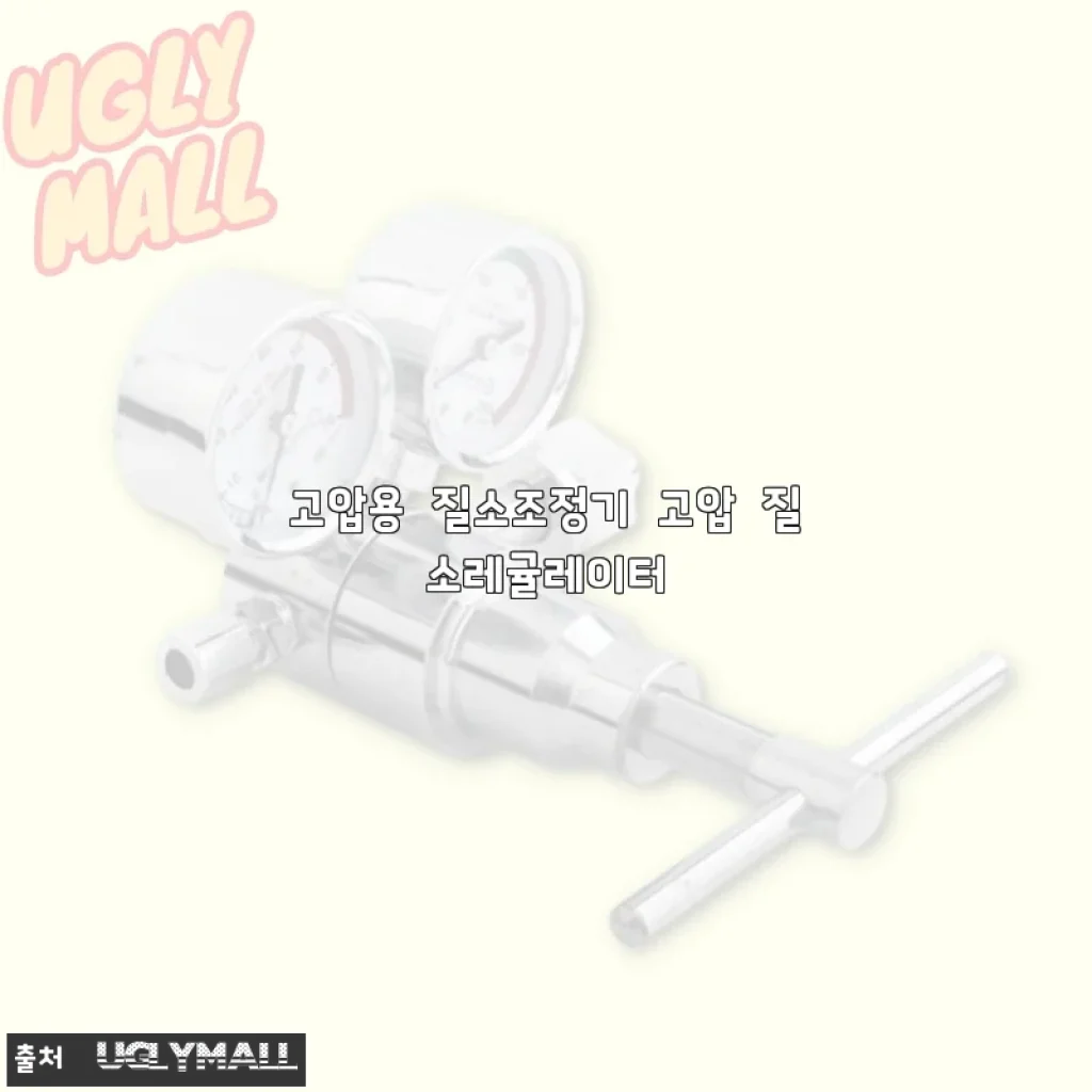 고압용 질소조정기 고압 질소레귤레이터 사용후기: 안정적인 조절과 믿음직한 성능