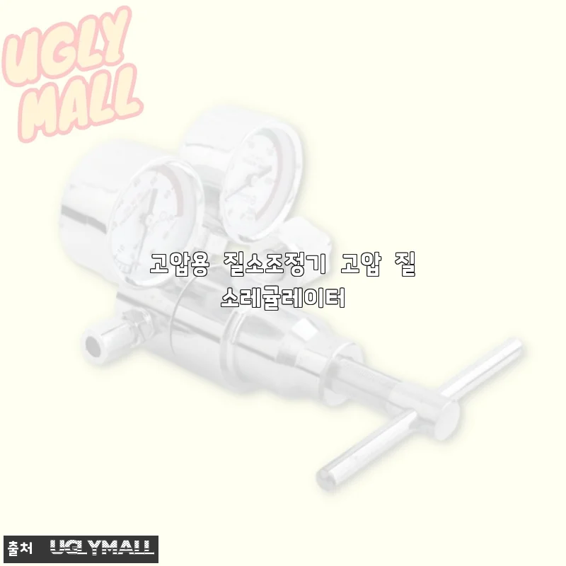 고압용 질소조정기 고압 질소레귤레이터 사용후기: 안정적인 조절과 믿음직한 성능
