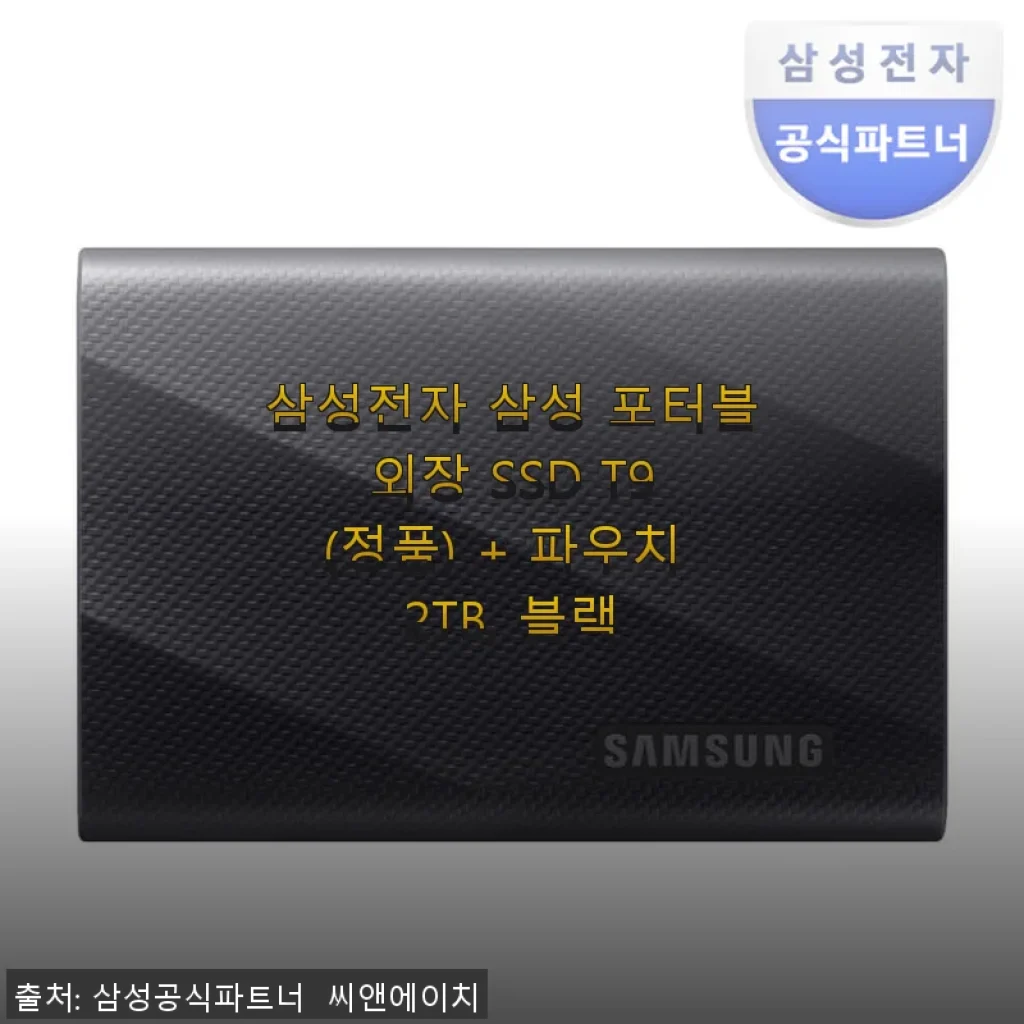 삼성전자 삼성 포터블 외장 SSD T9 2TB 블랙 사용후기 및 구매 가이드