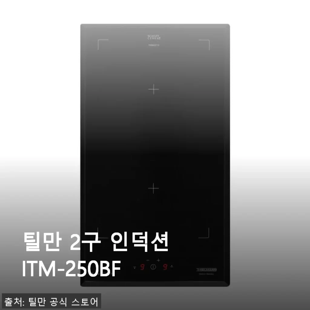 틸만 2구 인덕션 ITM-250BF 사용후기: 고급스러운 디자인과 안정적인 성능이 돋보이는 주방 필수품