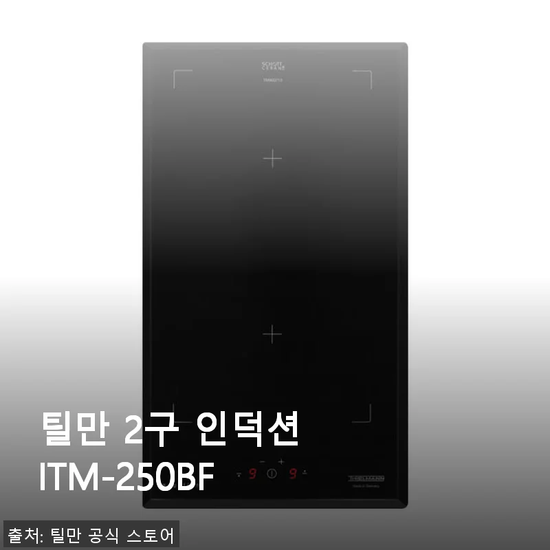 틸만 2구 인덕션 ITM-250BF 사용후기: 고급스러운 디자인과 안정적인 성능이 돋보이는 주방 필수품