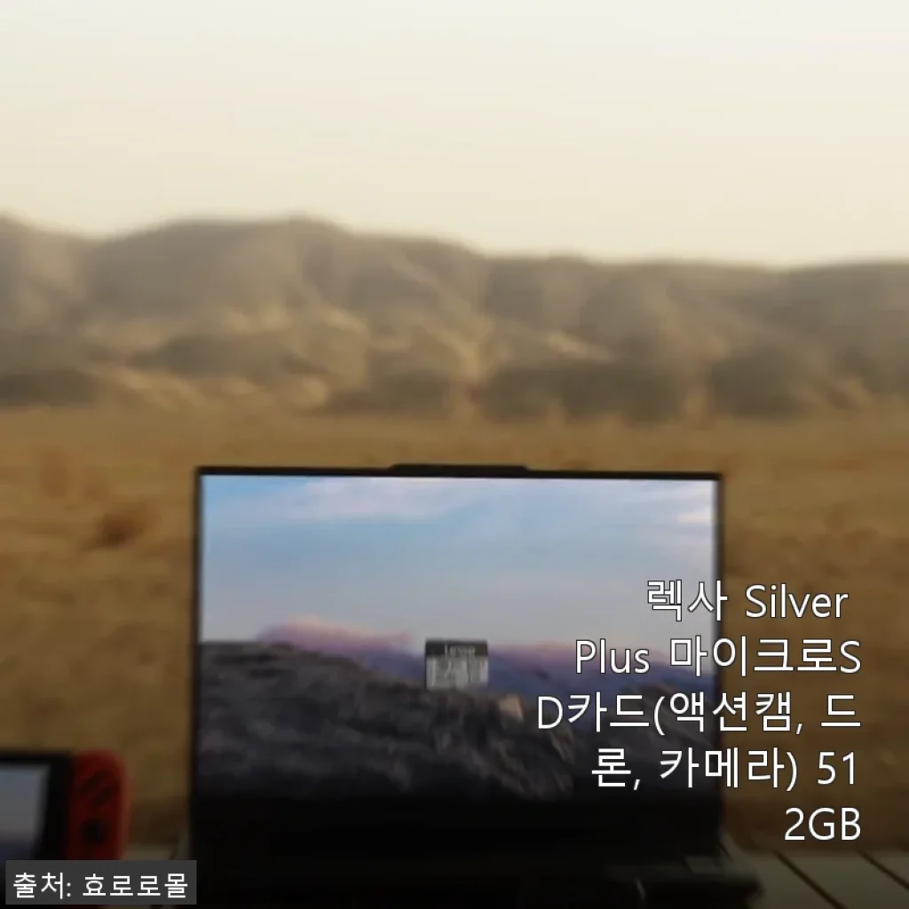 렉사 Silver Plus 마이크로SD카드 512GB 사용후기: 대용량과 안정성 모두 만족