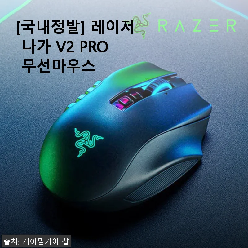 레이저 나가 V2 PRO 무선마우스 사용후기, 직접 써보니 느껴진 점