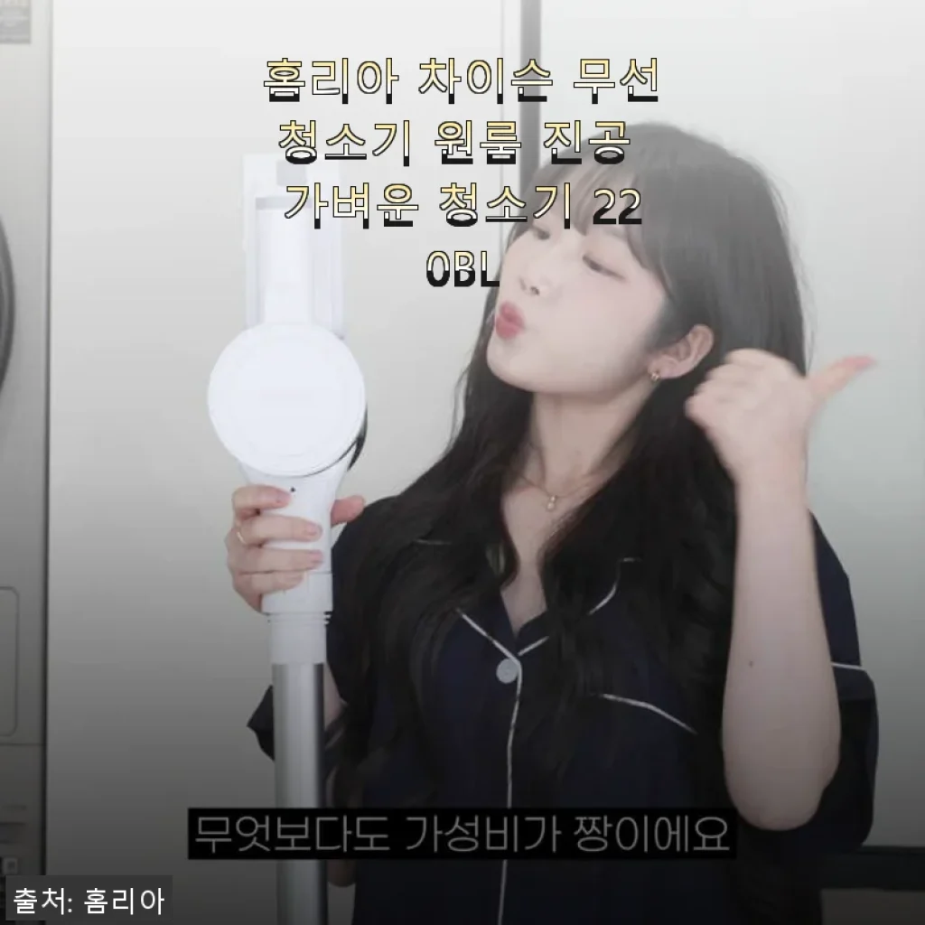 홈리아 차이슨 무선청소기 220BL 사용후기: 가벼움과 강력한 흡입력의 만남