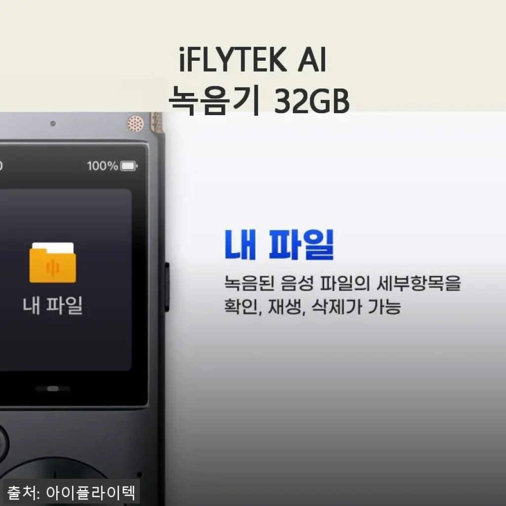 iFLYTEK AI 녹음기 32GB 직접 사용해본 솔직한 후기