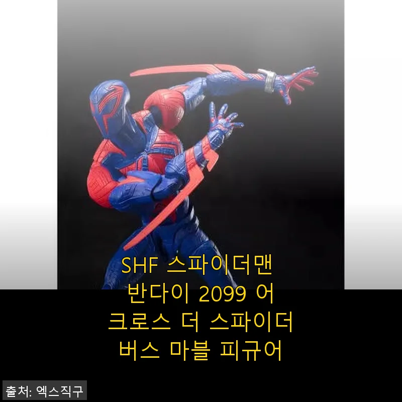 SHF 스파이더맨 반다이 2099 어크로스 더 스파이더버스 마블 피규어 사용후기