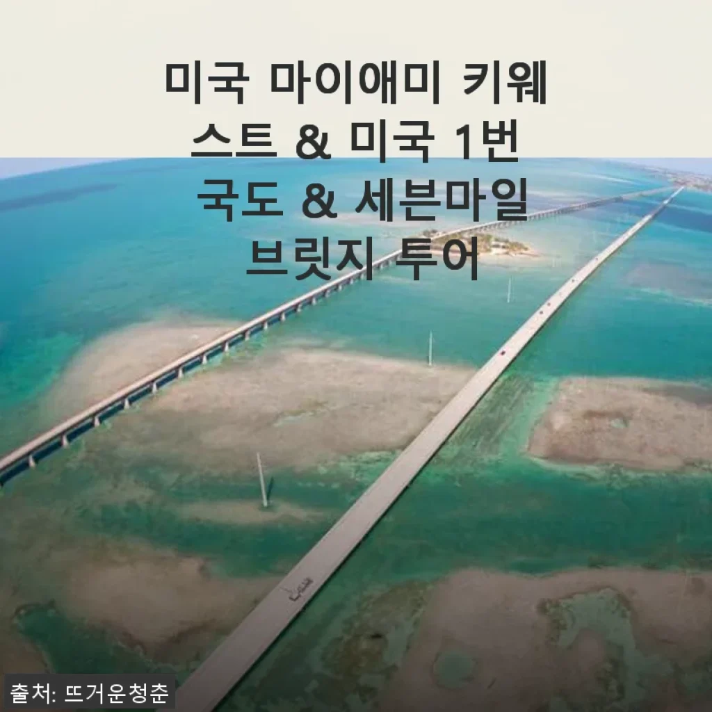 미국 마이애미 키웨스트 & 세븐마일 브릿지 투어, 직접 경험한 생생한 후기