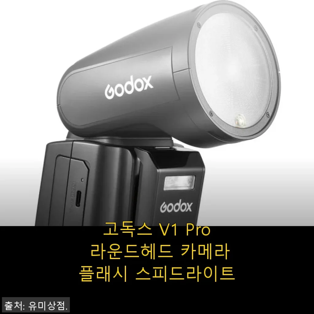 고독스 V1 Pro 라운드헤드 카메라플래시 스피드라이트 사용후기