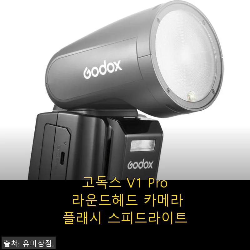 고독스 V1 Pro 라운드헤드 카메라플래시 스피드라이트 사용후기
